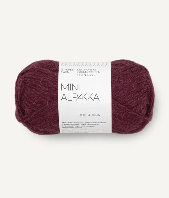 Hovedbilde MINI ALPAKKA Burgundy 4372