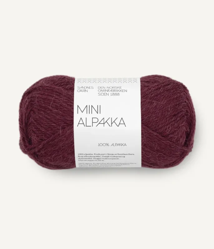 MINI ALPAKKA Burgundy 4372
