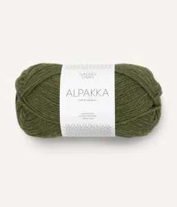 Hovedbilde Alpakka Mosegr&oslash;nn 9573