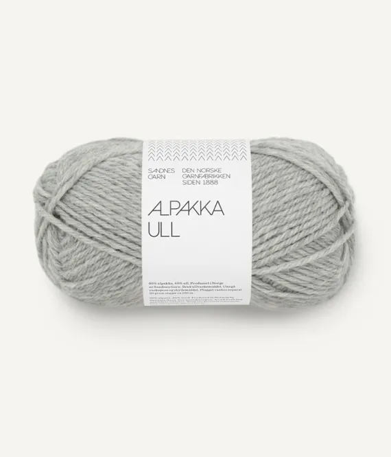 Hovedbilde Alpakka ull Grey Melange 1042