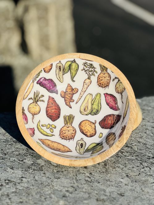 Hovedbilde MARMOR GRØNNSAKER TRE BOLLER  Ø 20 cm 