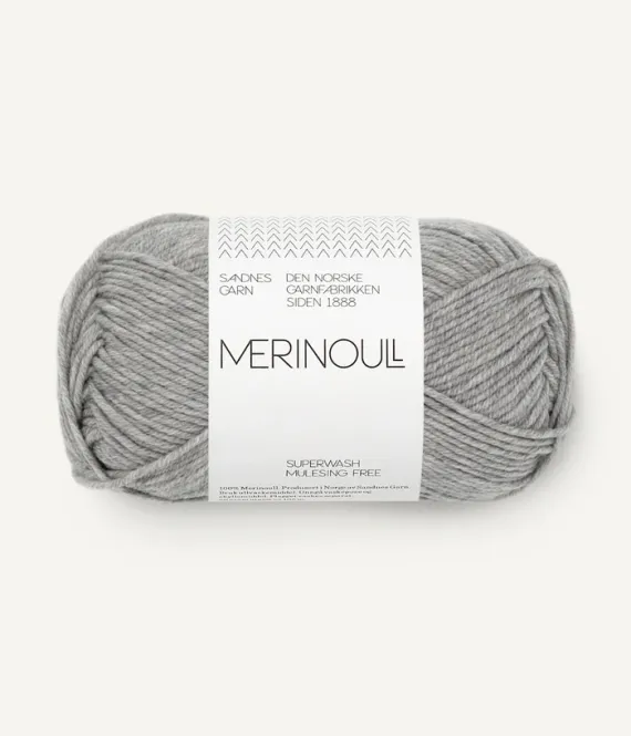 Hovedbilde Merinoull Grey Melange 1042